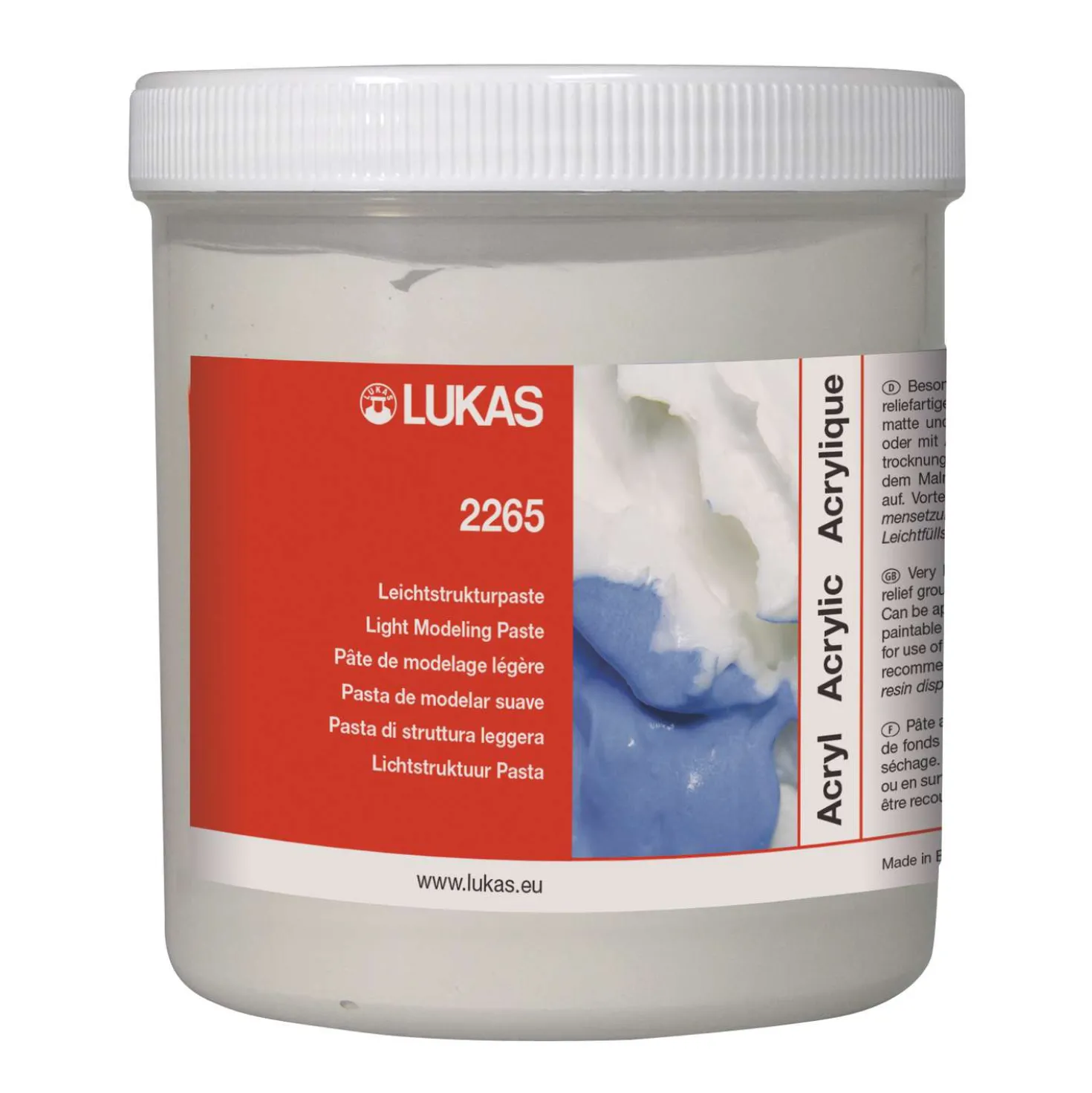 Lukas - Pasta di struttura leggera