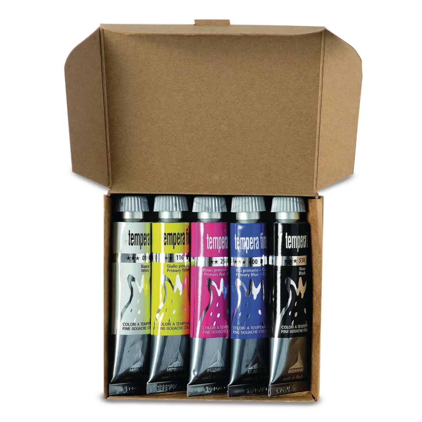 Maimeri - Tempera Fine, Set di colori primari