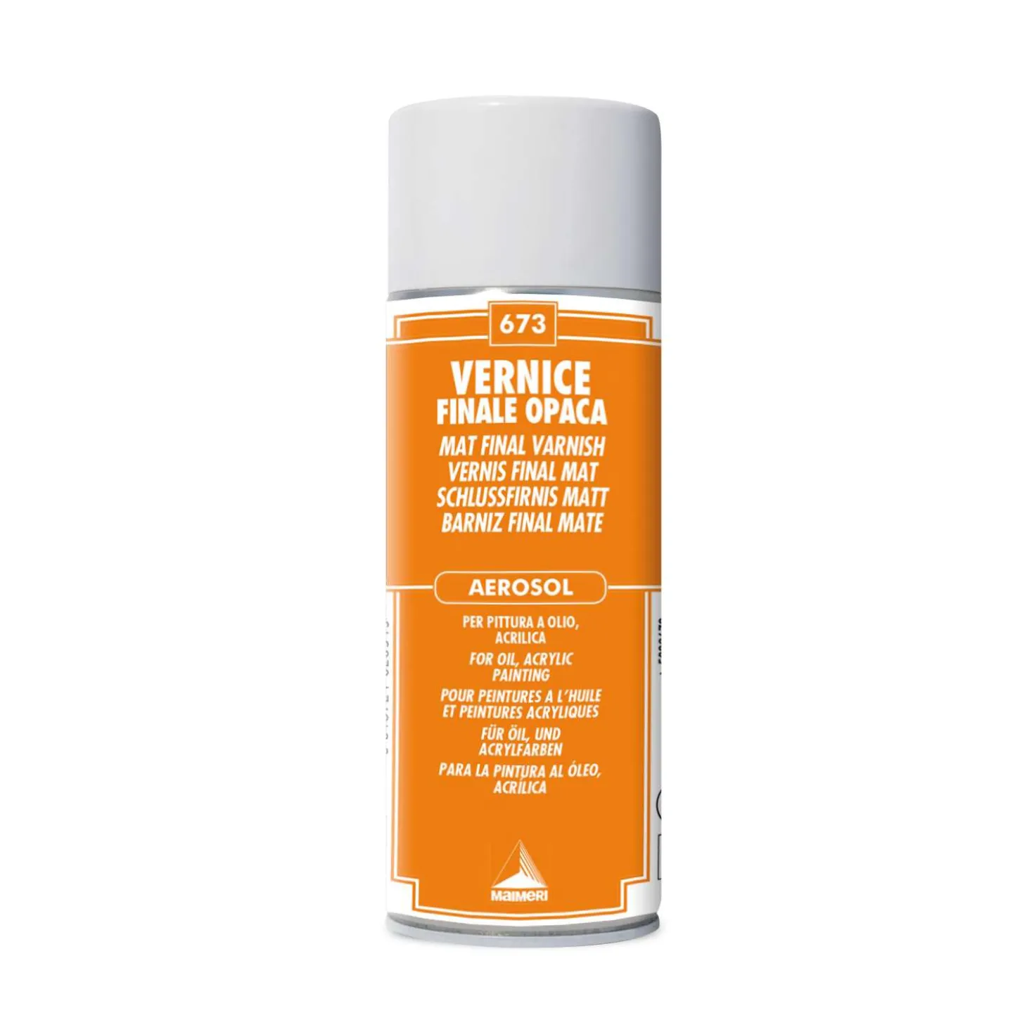 Maimeri - Vernice finale opaca, Spray da 400 ml
