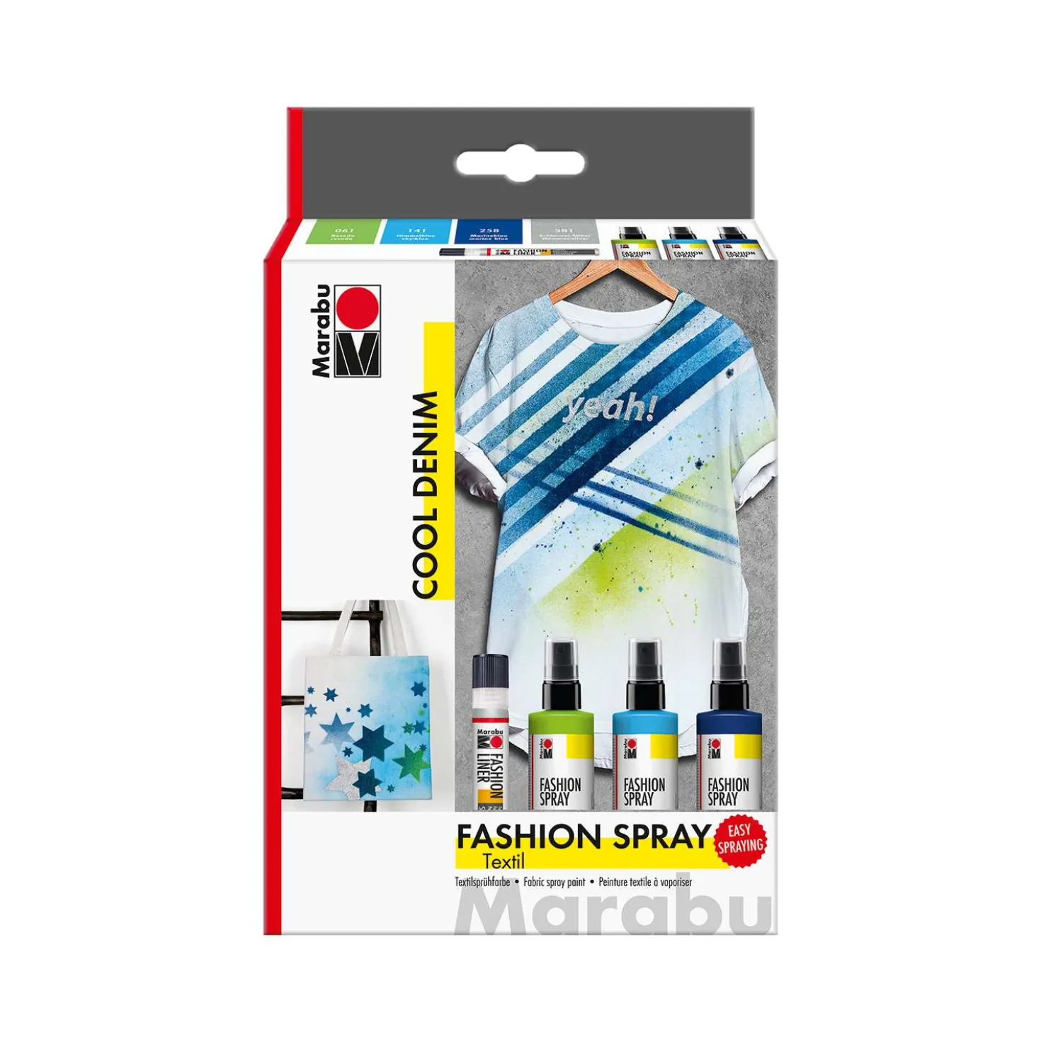 Marabu - Fashion-Spray-Set Cool Denim