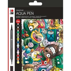 Marabu - Graphix Aqua Pen, Set Mega Mash