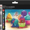 Marabu - Graphix Sketch Marker, Set Sugarholic