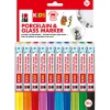 Marabu - Kids, Set da 10 pennarelli per porcellana e vetro
