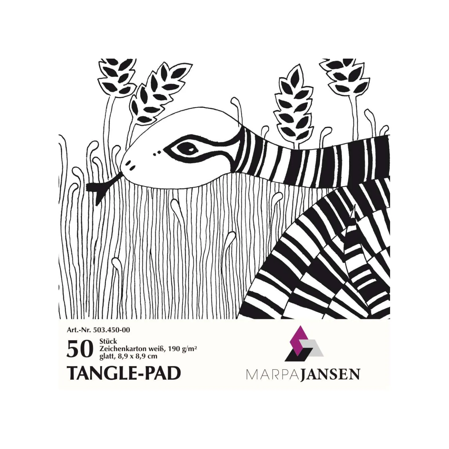 Marpa Jansen - Blocco per zentangle Tangle Pad