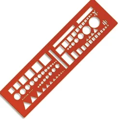Minerva - OTAN46, Stencil con forme geometriche