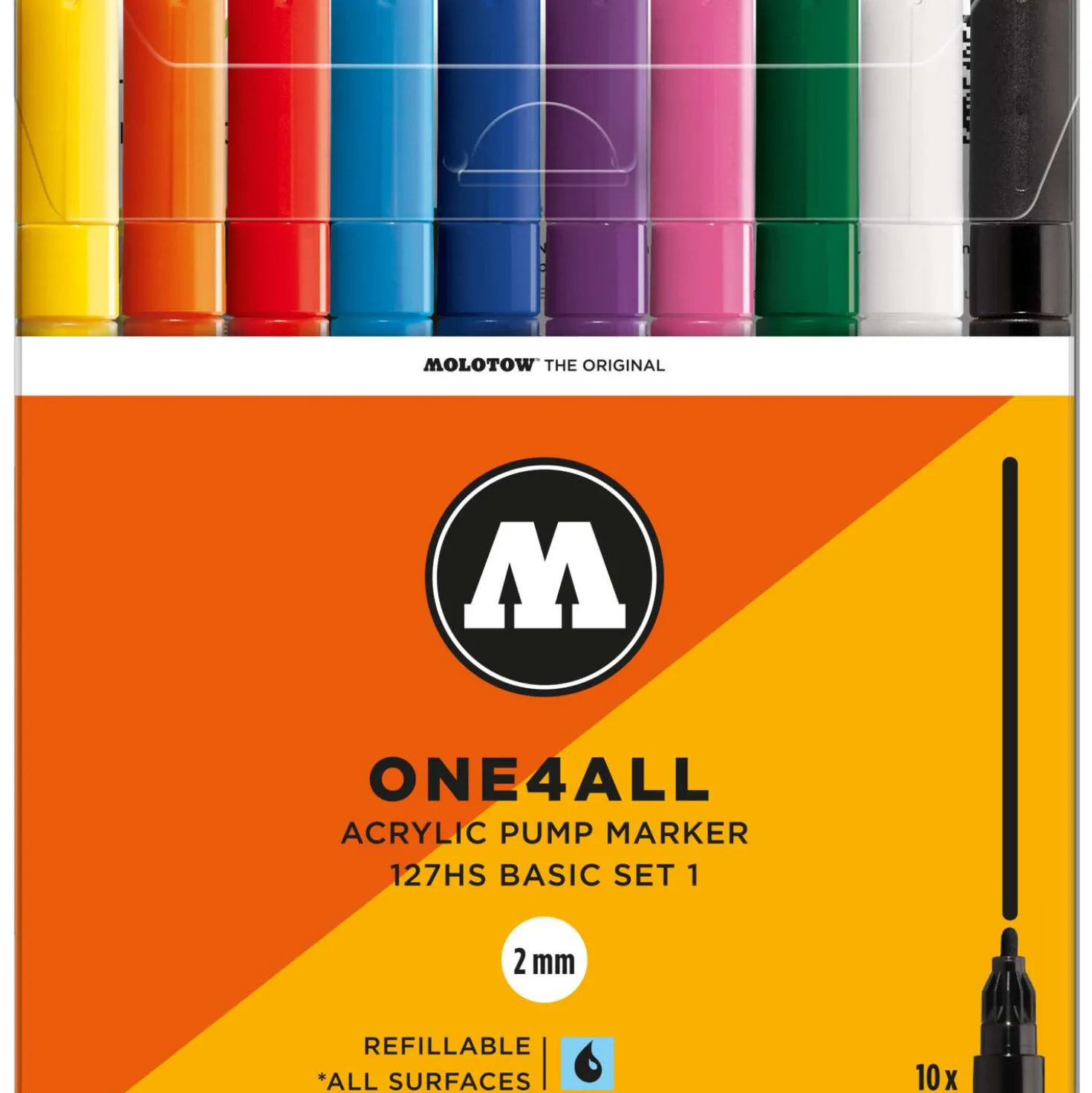 Molotow - One4all Marker 127HS, Set di 10 marker