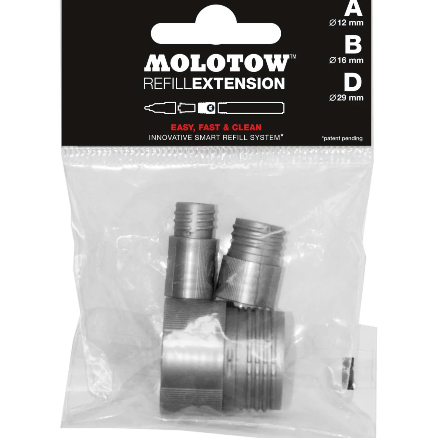 Molotow - Refill Extensions, Serie A/B/D, Tryout Pack