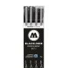 Molotow - Set da 4 Blackliner permanent