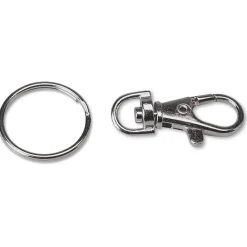 Moschettoni con anello portachiavi