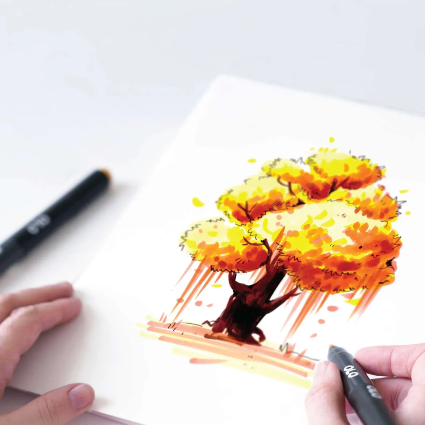 OLO - Premium Marker Blending Card, 25 fogli