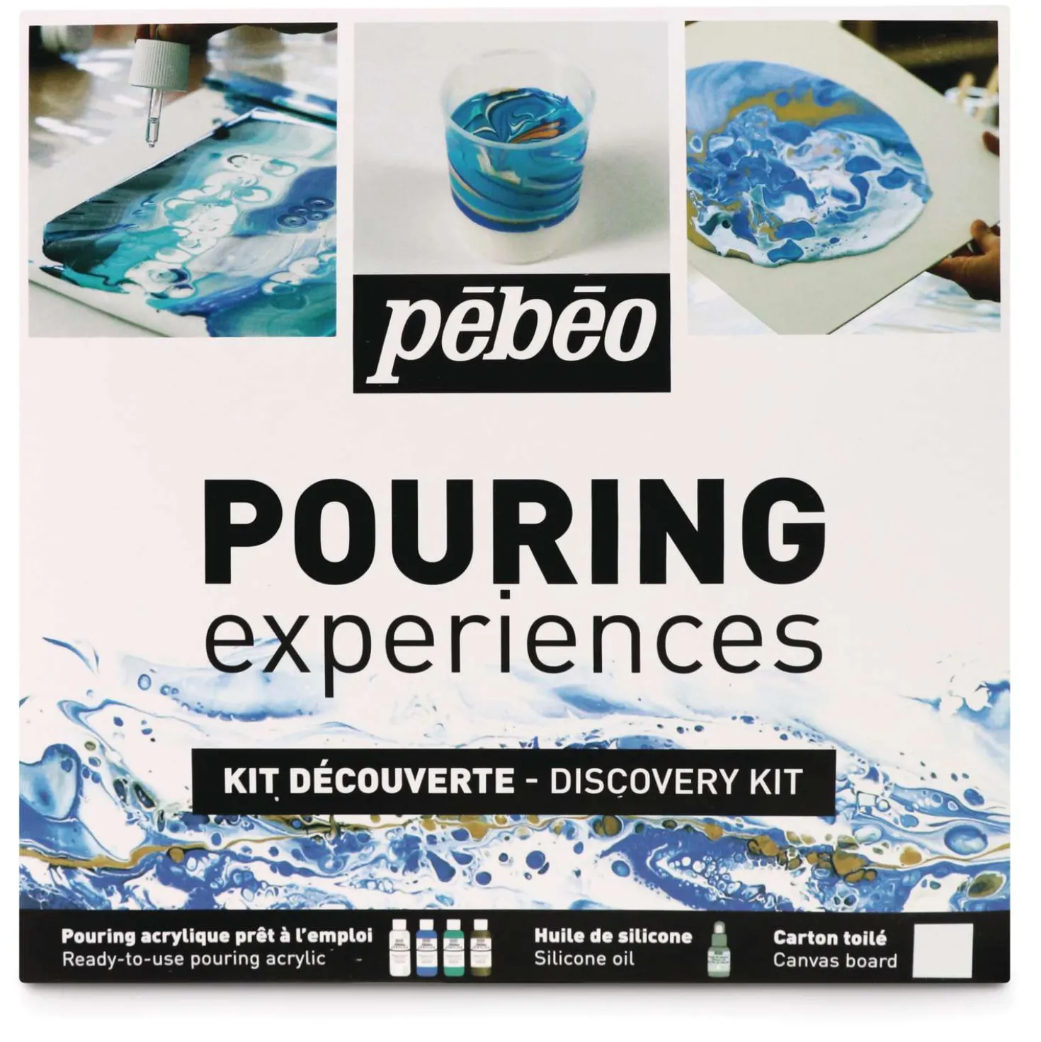 Pébéo - Pouring Experiences, kit discovery