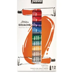 Pébéo - Studio Gouache, Set da 12 tubetti