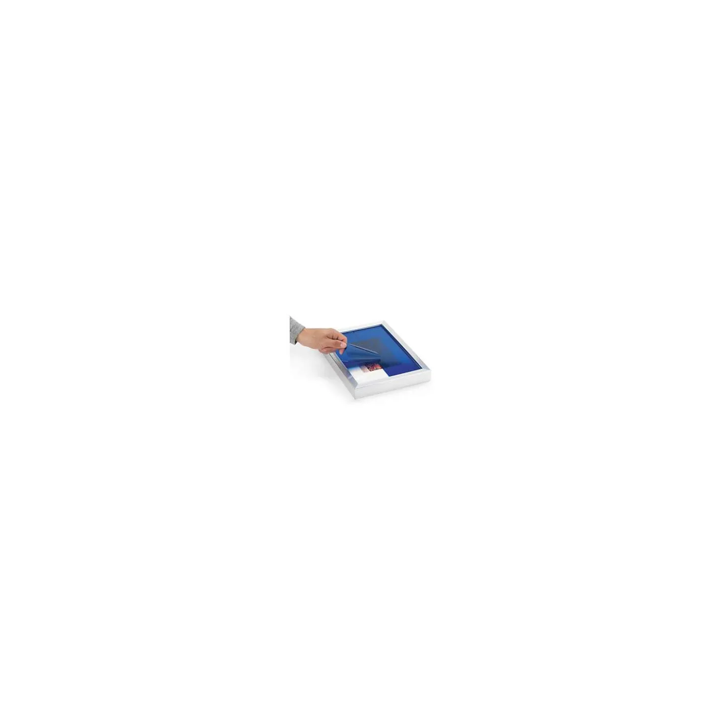 Pellicola protettiva in PVC autoadesiva, blu