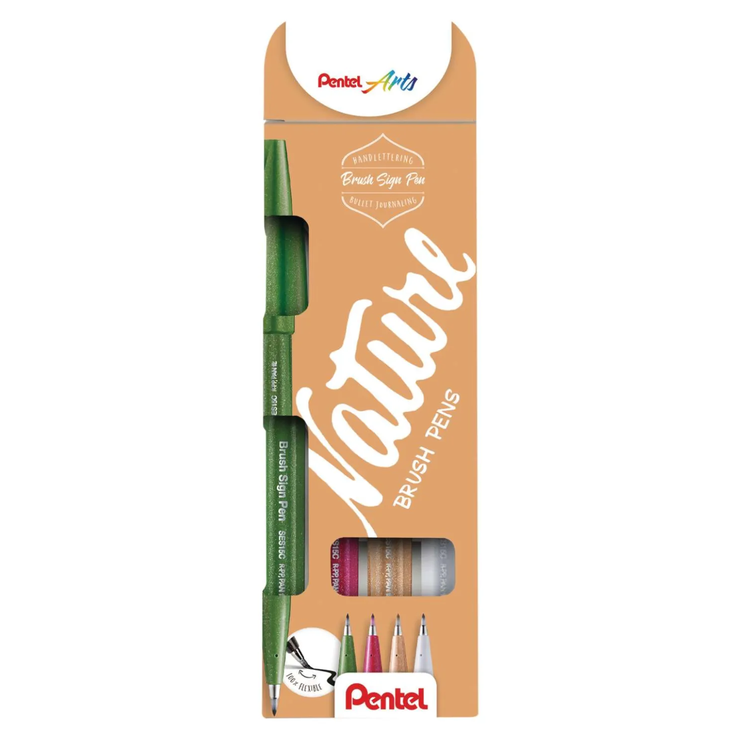 Pentel - Brush Sign Pen, Set assortiti