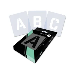 Qbix - Set di stencil con alfabeto