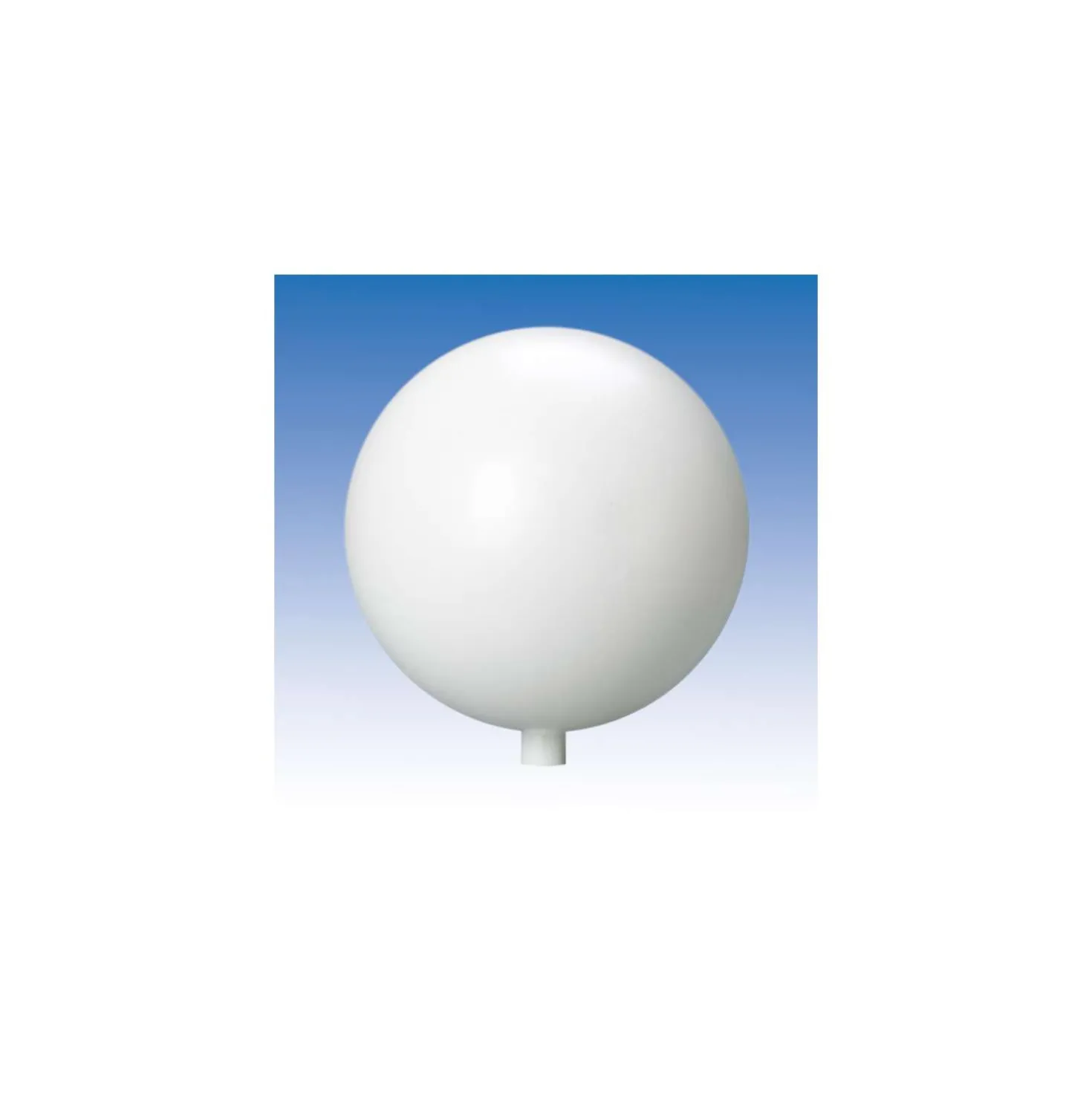 Rayher - Sfera decorativa di plastica, bianca