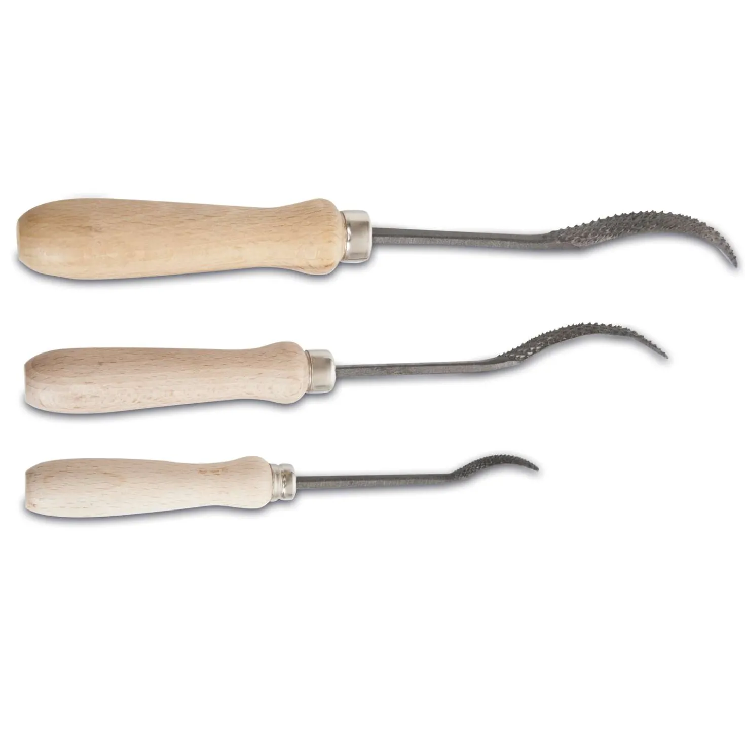 Renzo Milani - Raspe ricurve con manico in legno
