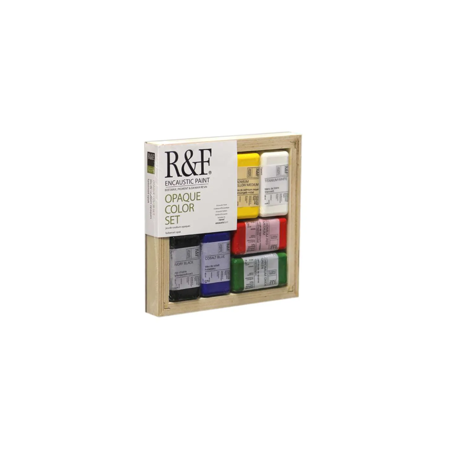 R&F - Handmade Paints, Set da 6 colori per encausto