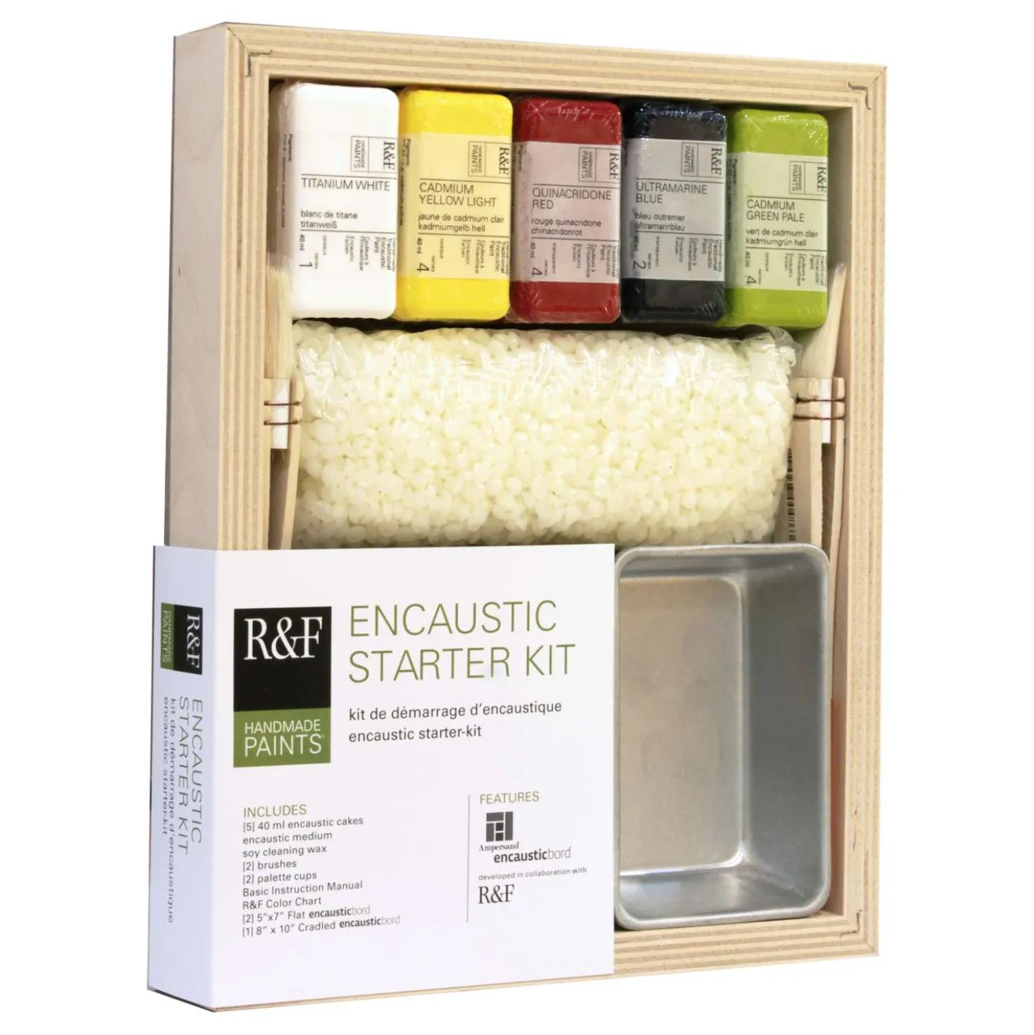 R&F - Handmade Paints, Set introduttivo di colori per encausto