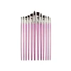 Royal & Langnickel - Burgundy Taklon RSET-9515, Set di 12 pennelli
