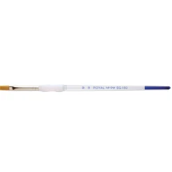 Royal & Langnickel - Serie SG150, Pennello con punta piatta in fibre Taklon
