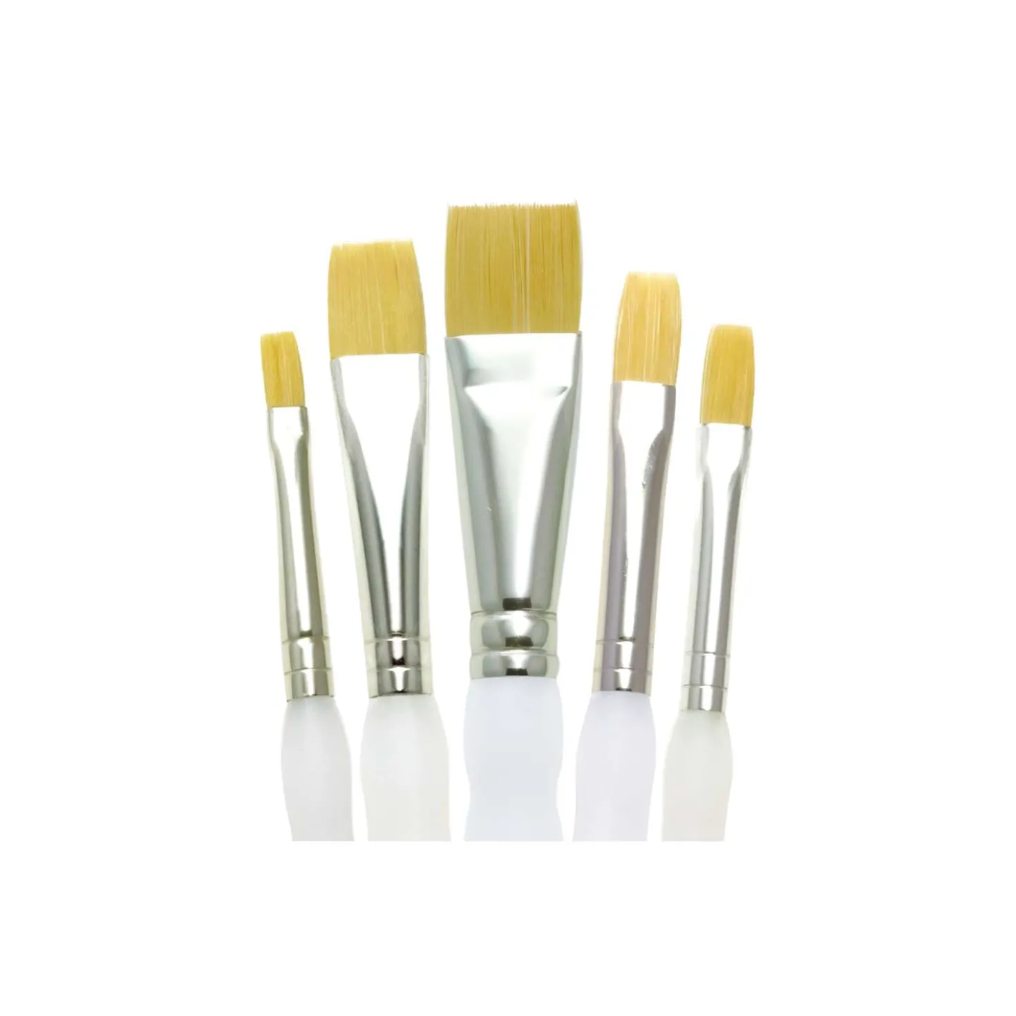 Royal & Langnickel - Set di pennelli piatti Soft Grip