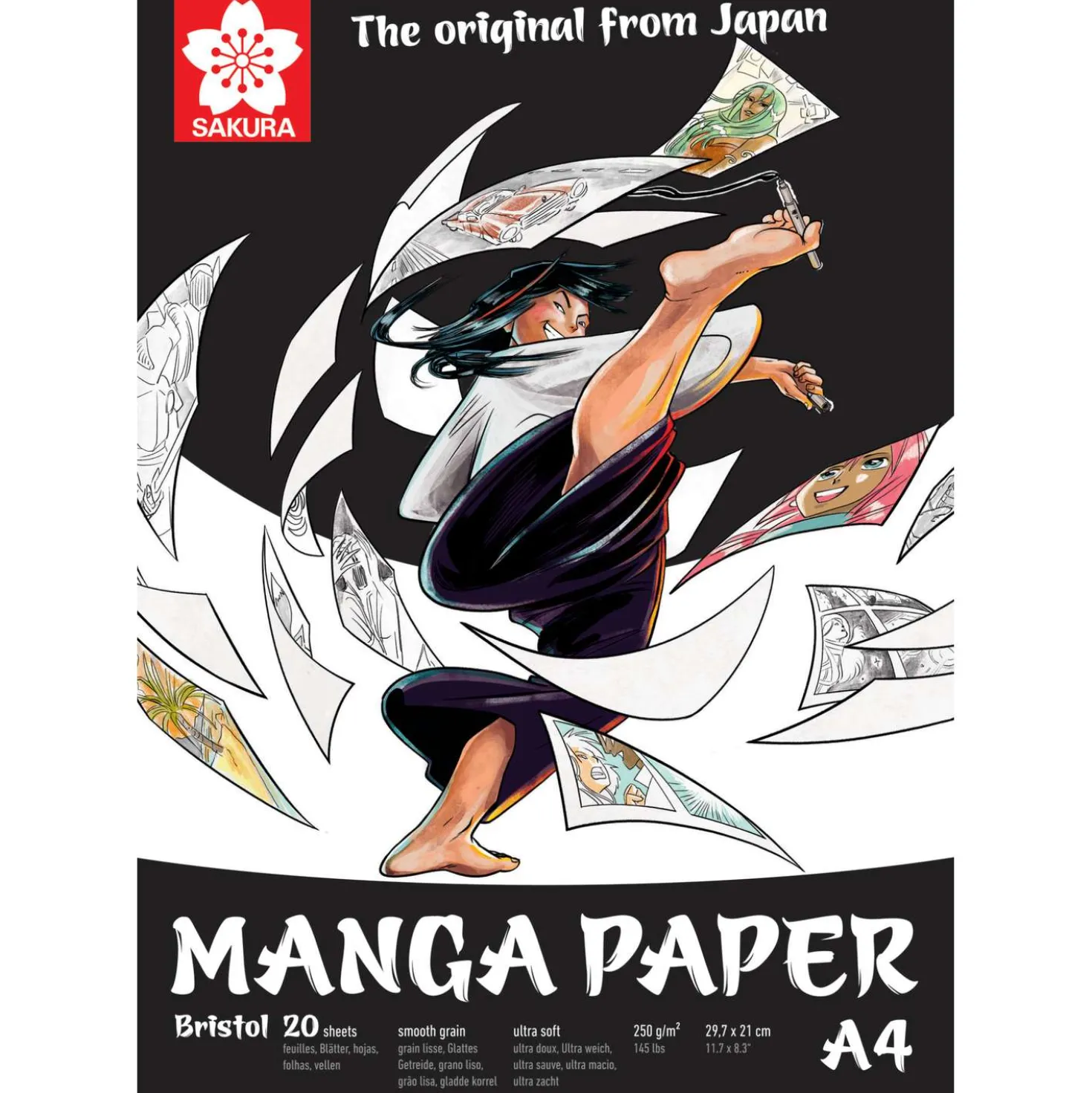 Sakura - Blocco da disegno per manga