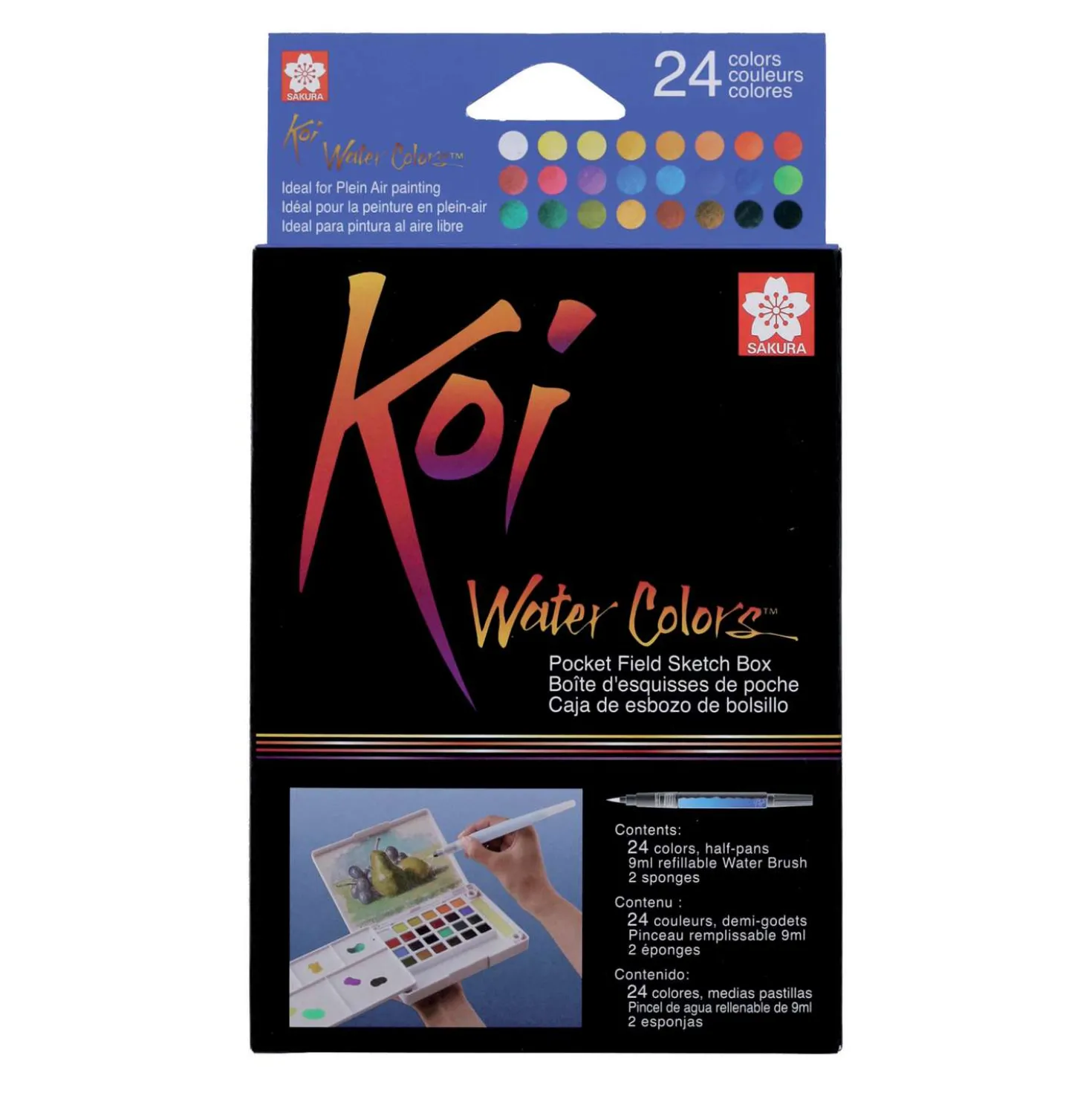 Sakura - Koi, Water Color Sketch Box