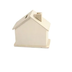 Salvadanaio in legno a forma di casa personalizzabile