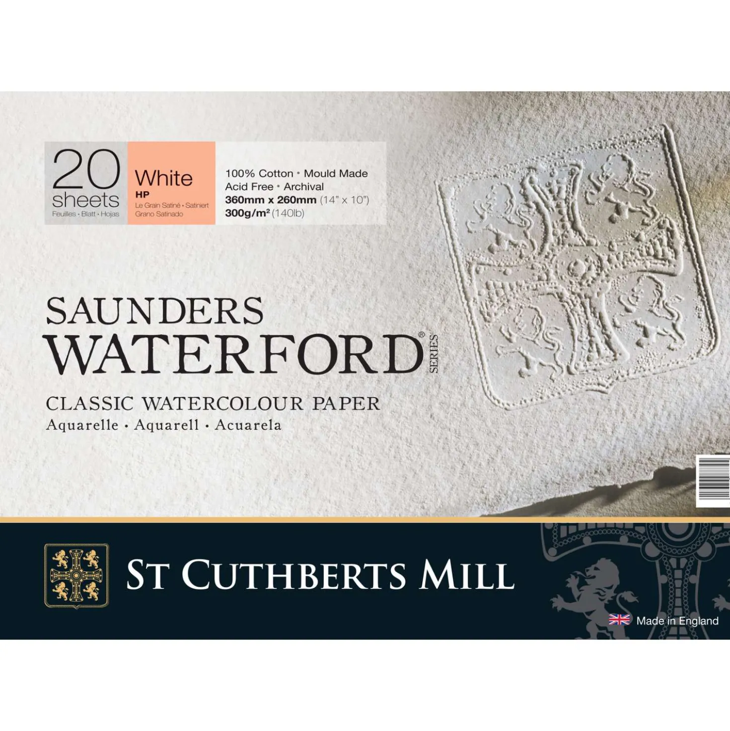 Saunders Waterford - Classic, Blocco di carta per acquerello