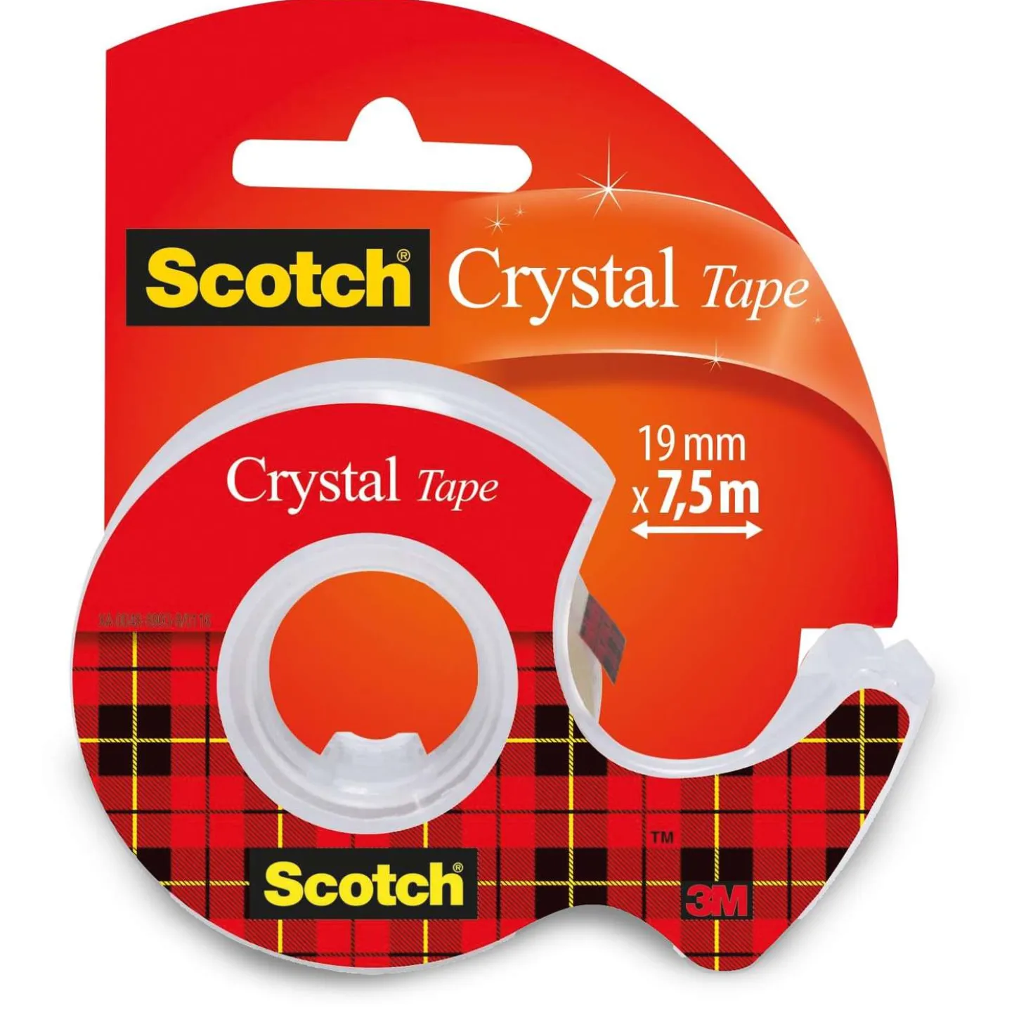 Scotch - Crystal Tape, Nastro adesivo + dispenser