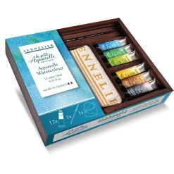 Sennelier - "La Petite Aquarelle", set di 12 acquerelli