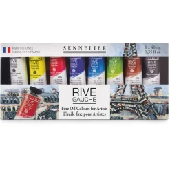 Sennelier - Rive Gauche, Set da 8 colori a olio