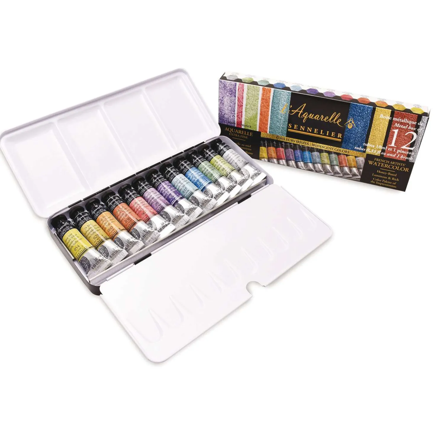 Sennelier - Set di acquerelli extrafini, colori iridescenti