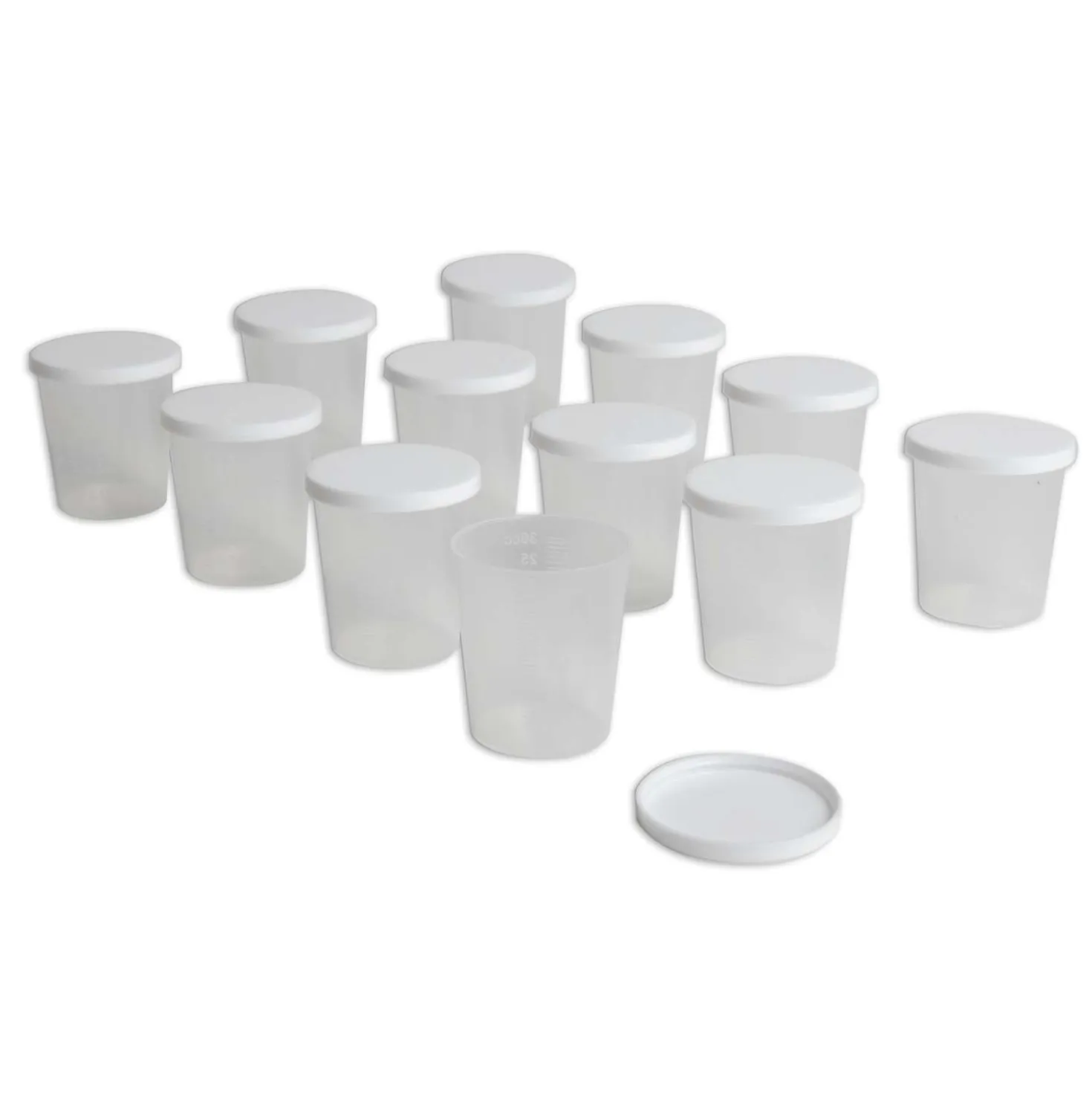 Set con 12 bicchieri graduati