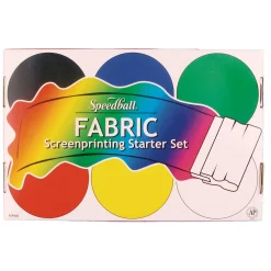 Speedball - Set introduttivo di colori per serigrafia su tessuto