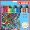 Stabilo - Pen 68, Set di pennarelli in feltro