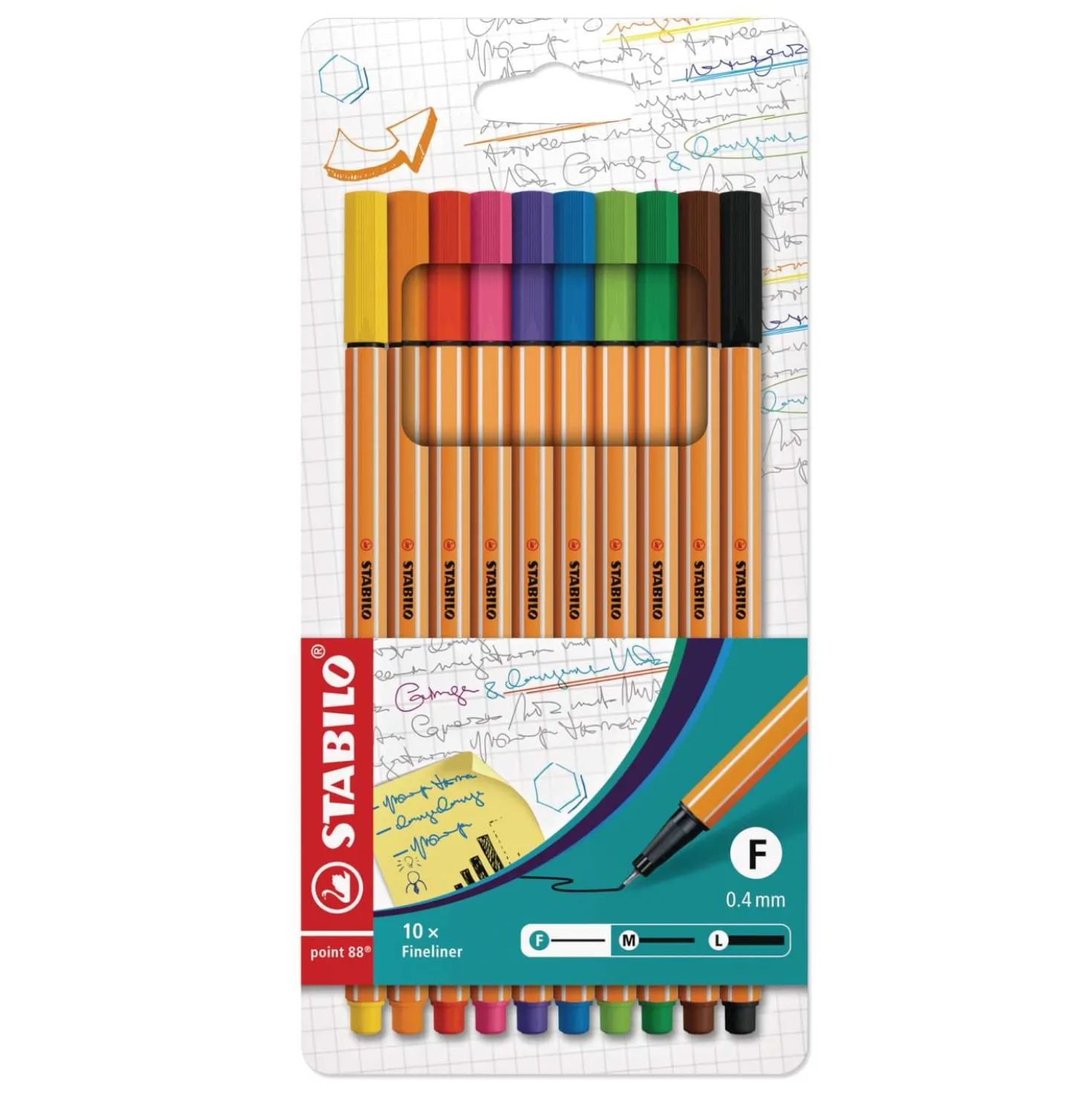 Stabilo - Point 88, set di fineliner