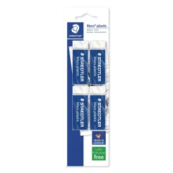 Staedtler - Mars plastic, Set di 4 gomme per cancellare