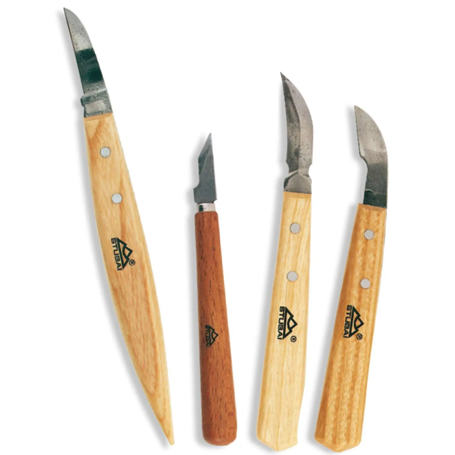 Stubai - Set di 5 coltelli da intaglio