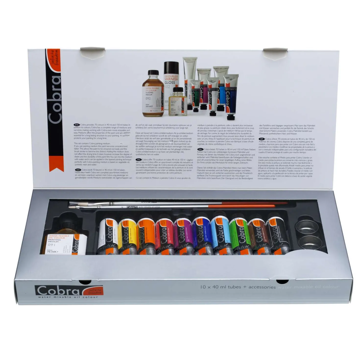 Talens - Cobra Artist, Set regalo di colori ad olio acquerellabili