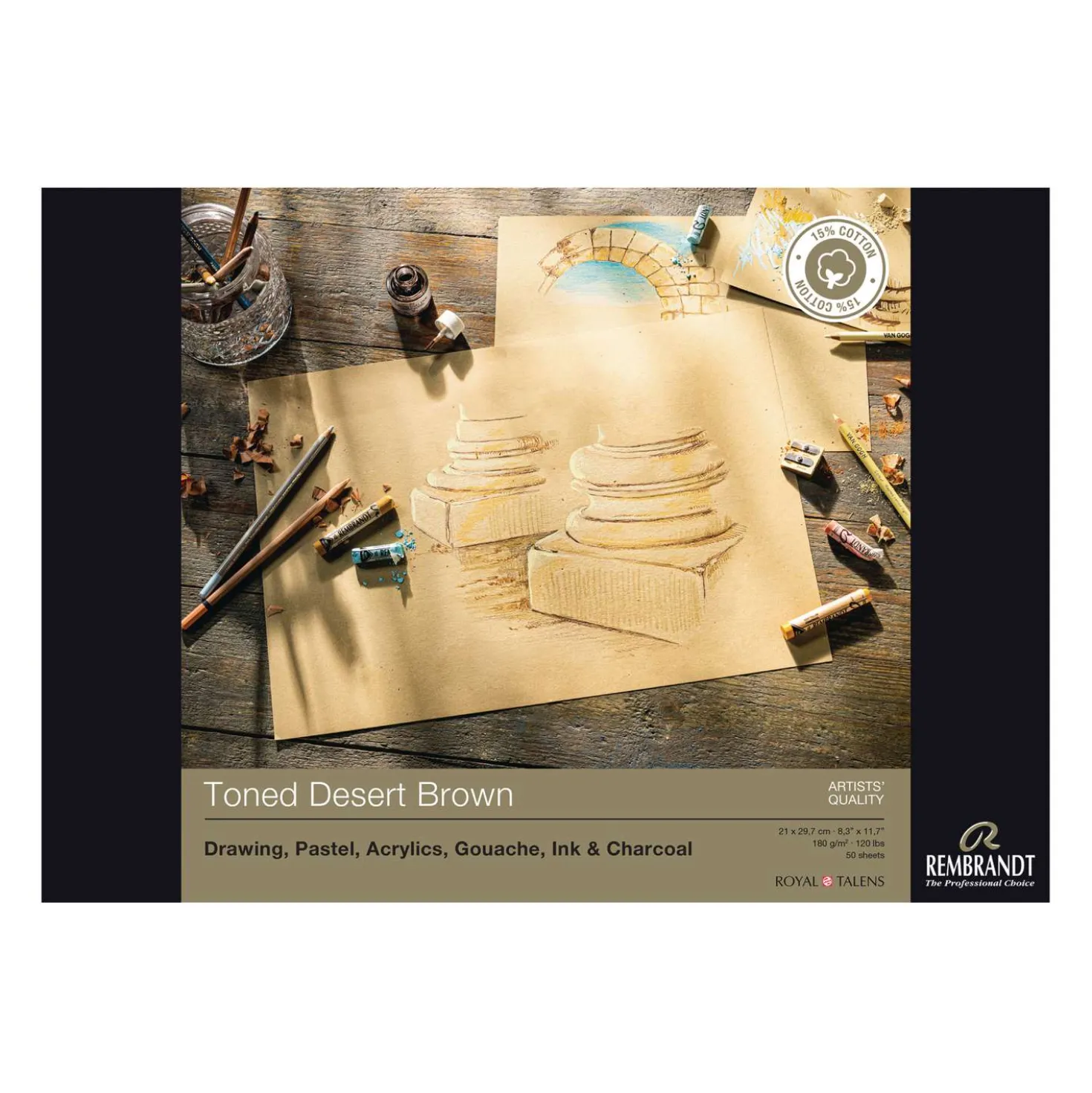Talens - Rembrandt, Toned Blocks
