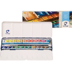 Talens - Van Gogh, Colori ad acquerello in scatola di metallo