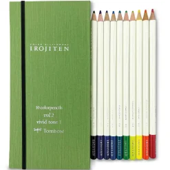 Tombow - Irojiten, Set di 10 matite colorate