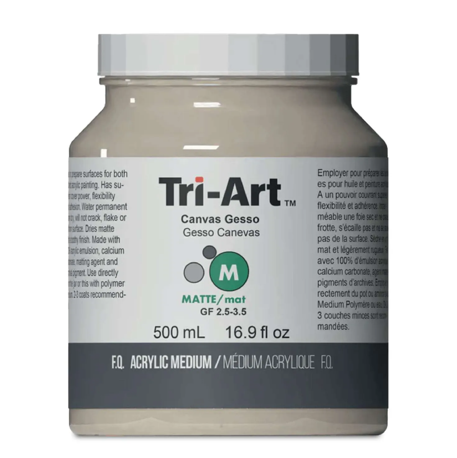 Tri-Art - Gesso, Medium acrilico, matt - ivory