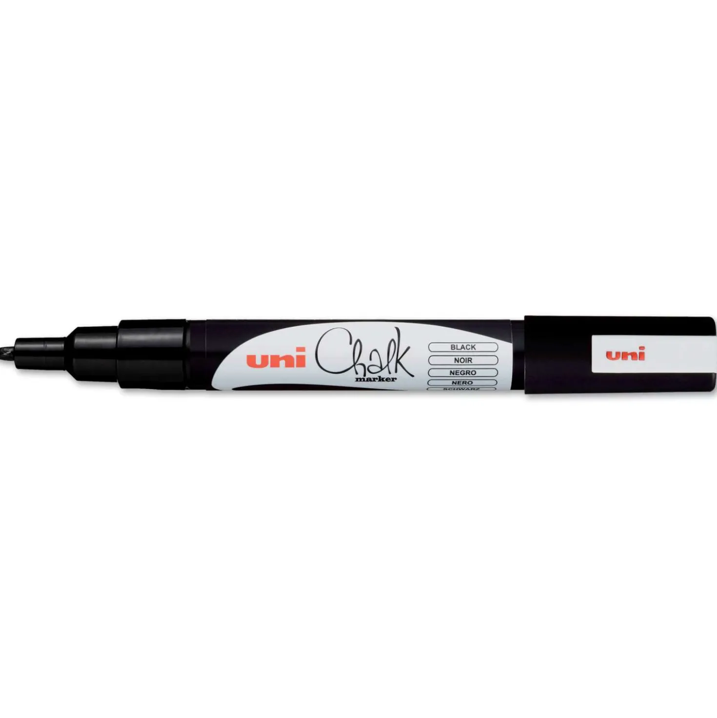 Uni-Ball - Chalk PWE-3M, Pennarello a gesso, punta fine