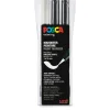 Uni Posca Brush-Marker Set PCF-350, black & white