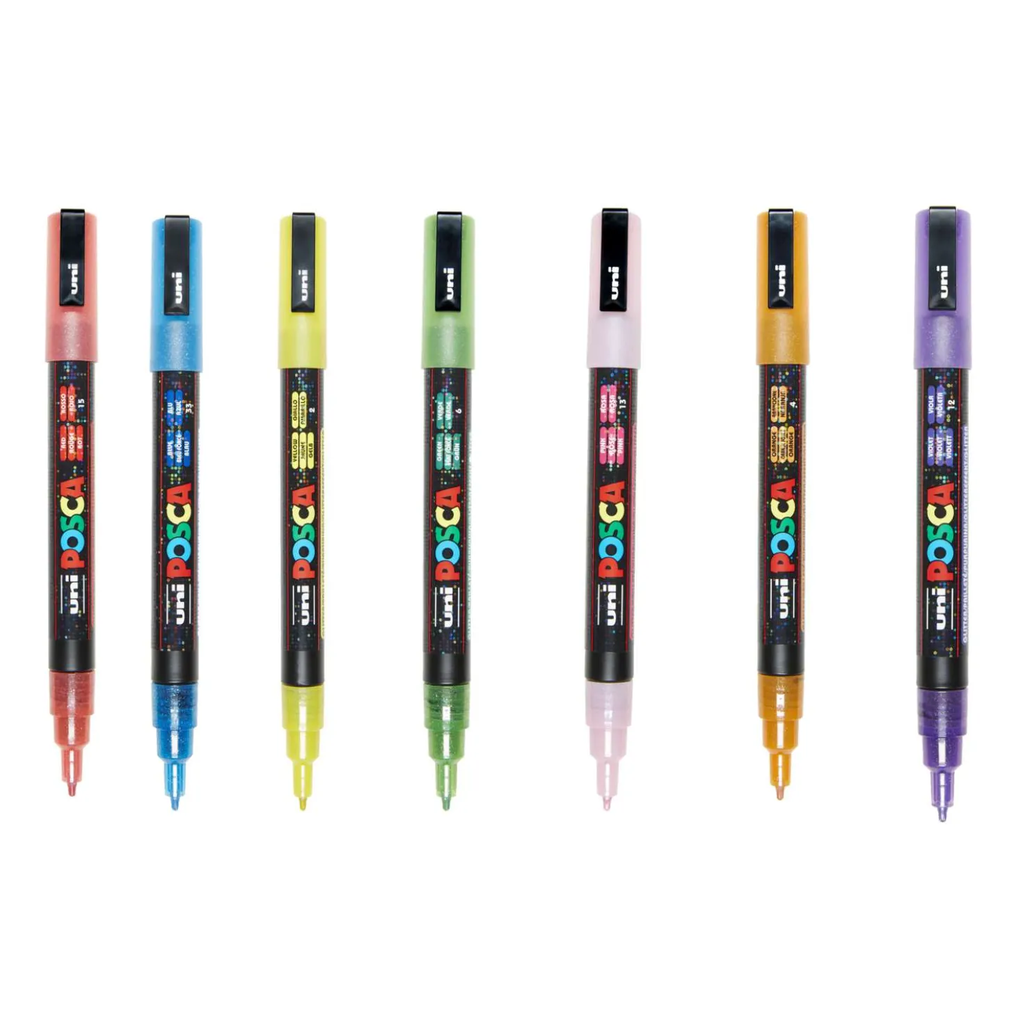 Uni Posca Glitter-Marker PC-3ML