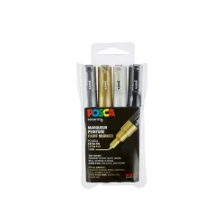Uni Posca - PC-1MC, Set da 4 marker