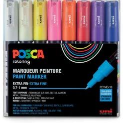Uni Posca - PC-1MC, Set da 16 marker pigmentati
